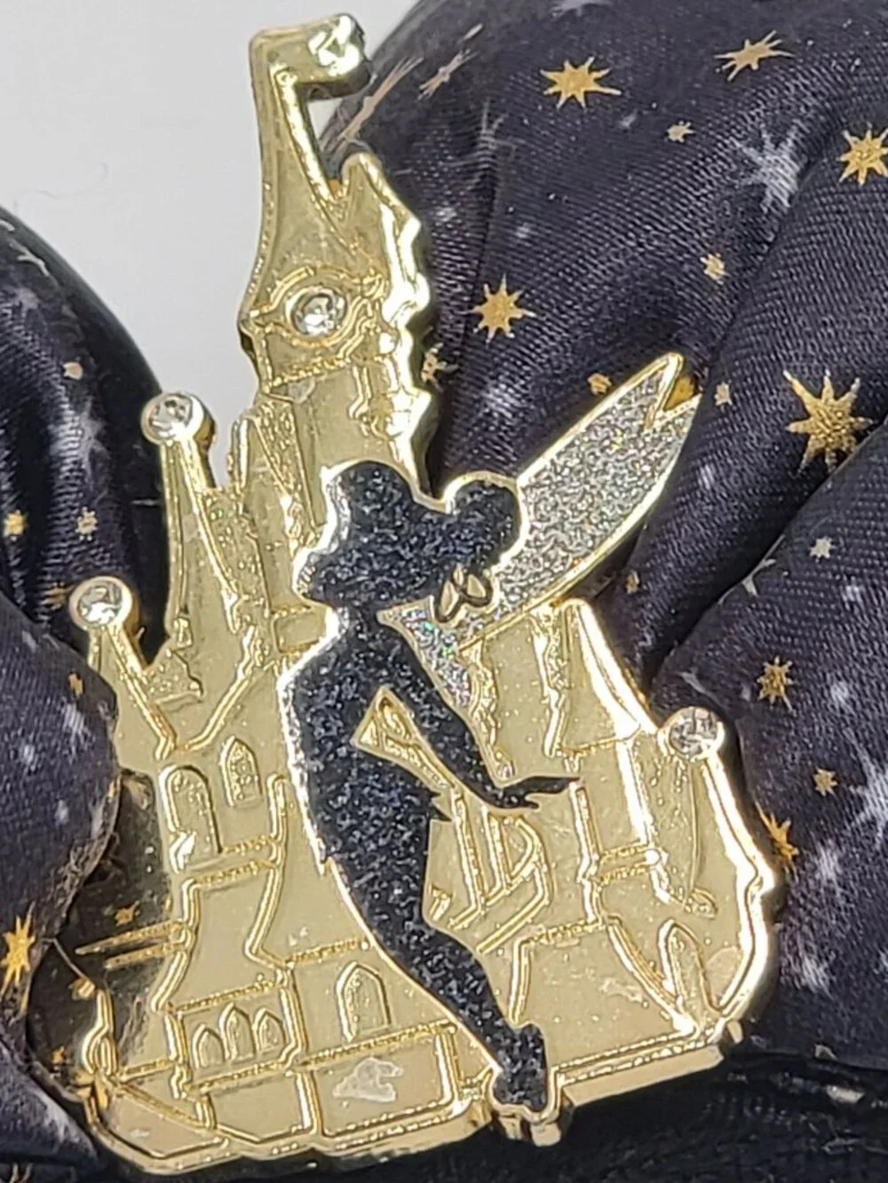 Disneyland Paris 30thAnniversary Gold Bow Sequin Headband